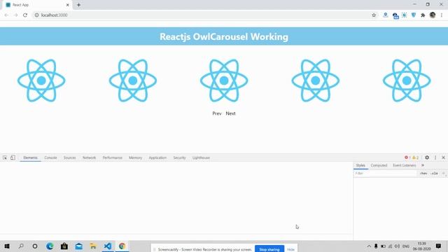 Reactjs owlCarousel Working Example смотреть онлайн