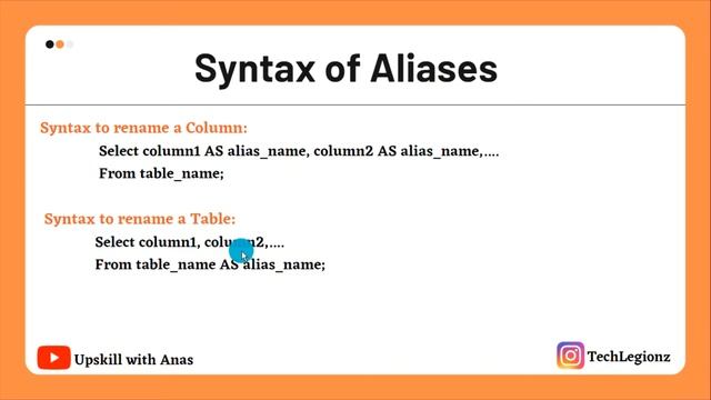 36. Aliases in MySQL | Advance MySQL Series смотреть онлайн