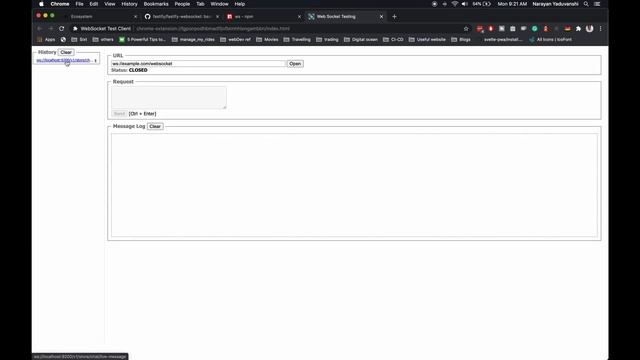 Fastify Websocket Multi Room Chat Setup | Implemented On Live App | FASTIFY| JS | Nodejs | SapperJs