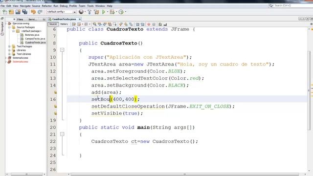 112.- Curso Java.- Clase JTextArea- Para areas de texto. смотреть онлайн