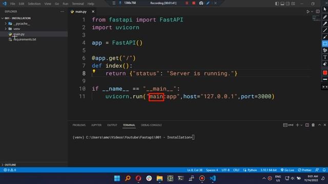 ✅ Mastering Python | How to SETUP FastAPI SERVER (BEST WAY) смотреть онлайн