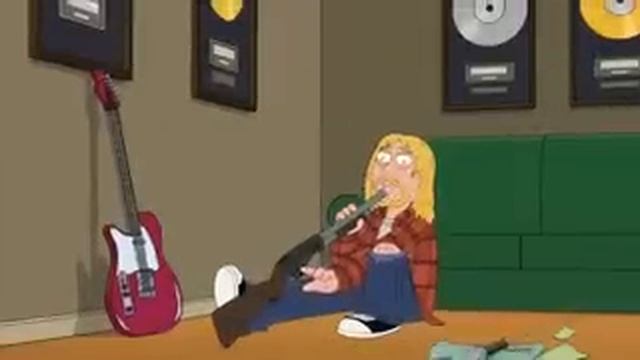 Family Guy Stewie saves Kurt Cobain смотреть онлайн
