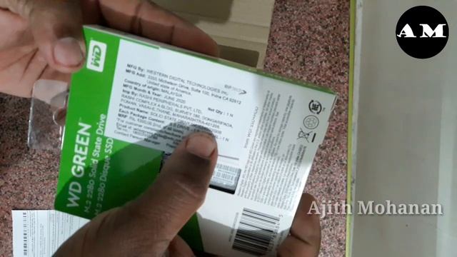 M.2 2280 SATA SSD unboxing video-Ajith Mohanan смотреть онлайн