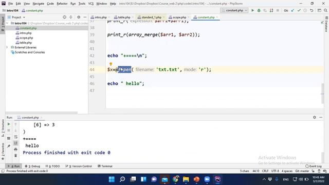 web 2 Lecture 03 PHP Basics 2 смотреть онлайн