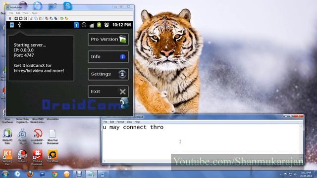Make Your Android Phone as Webcam for PC смотреть онлайн