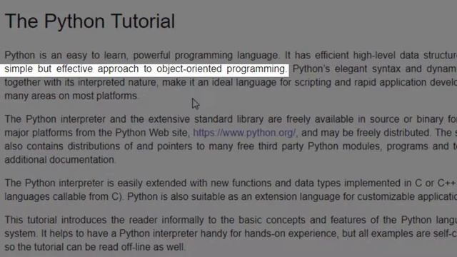 Python Tutorial: Python - Introduction смотреть онлайн