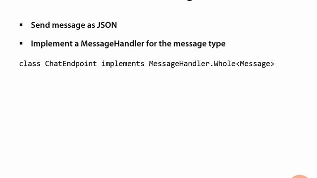 17 Intro to the Java API for WebSockets Introduction to Encoding and Decoding Messages смотреть онлайн