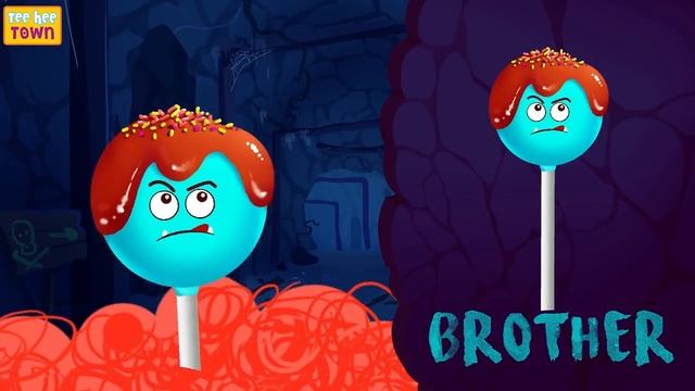 Skeleton Finger Family Rhymes | Funny Skulls by Teehee Town смотреть онлайн