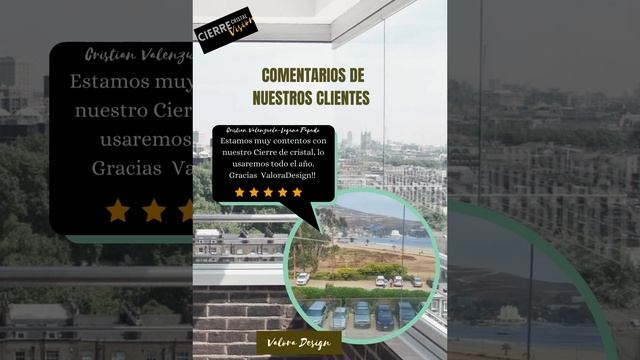 Comentarios de nuestros clientes Cierre de cristal para terrazas y balcones ValorDesign смотреть онлайн