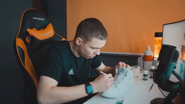 Кастом Air Jordan 1 за 5 минут смотреть онлайн