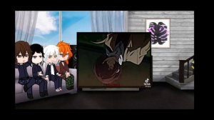 Бсд Школьная ау реакция на оригинал.