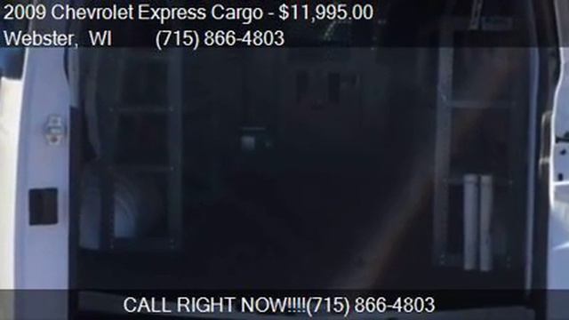 2009 Chevrolet Express Cargo 1500 AWD 3dr Cargo Van for sale смотреть онлайн