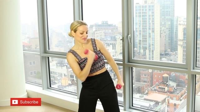 LOVE YOUR ARMS AND ABS | TRACY CAMPOLI | ARM WORKOUT STANDING ABS WORKOUT