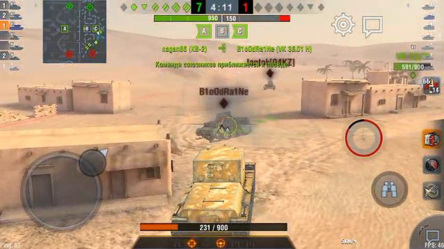 World of Tanks Blidz Су -100Y рекомендую! смотреть онлайн