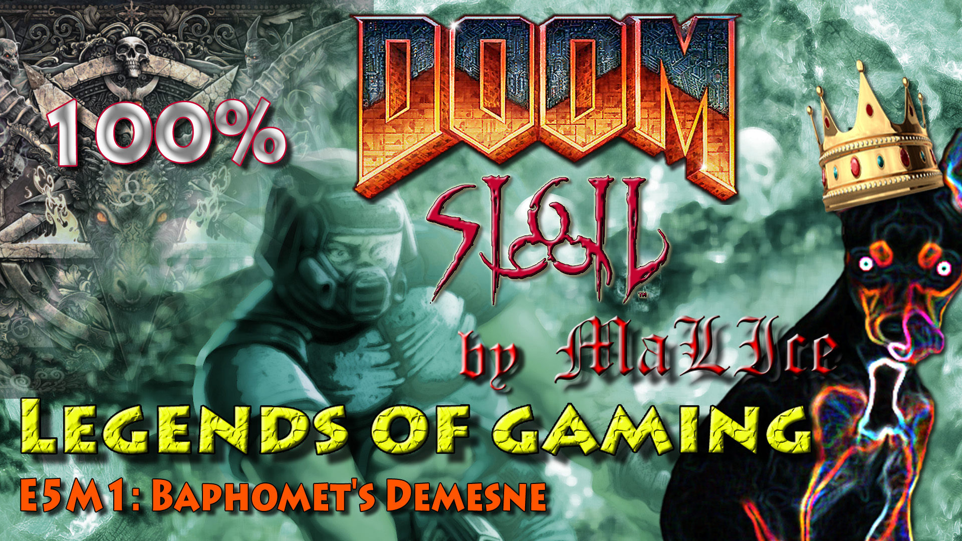 Doom Ultimate (100%) - E5M1: Baphomet's Demesne смотреть онлайн