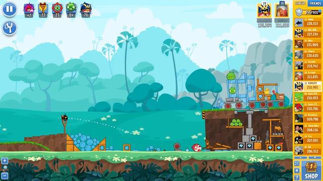 Angry Birds Friends Tournament 310-C All Levels NO POWER UP Walkthrough смотреть онлайн