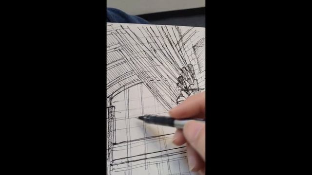 Shadbolt Centre Interior Architectural Sketch смотреть онлайн