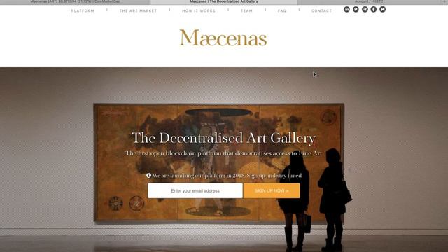 ART - обзор криптовалюты АРТ. Инвестируем в Maecenas смотреть онлайн