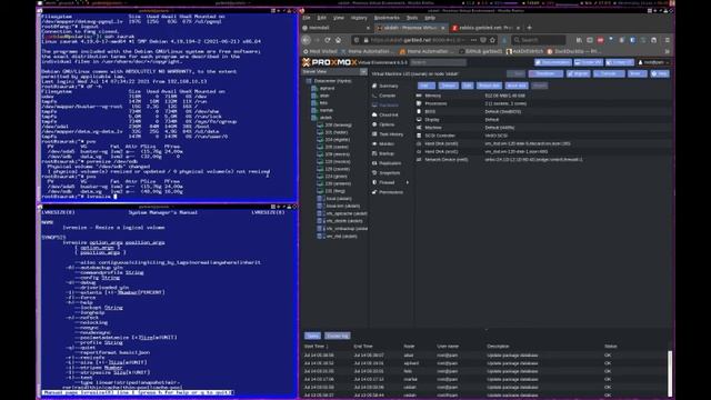 File 001 - Proxmox and Debian Filesystem Resize смотреть онлайн
