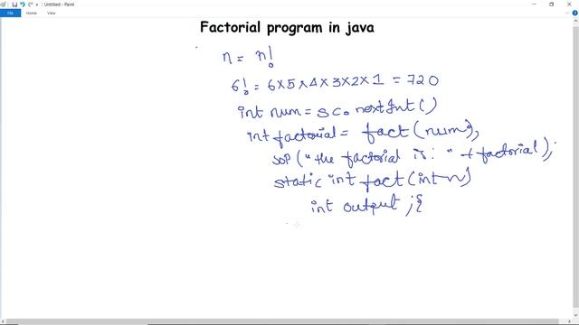 Java Program for factorial of a number | Find Factorial of a Number смотреть онлайн