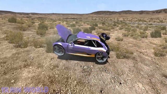 Speed Bumps From Mini Hangars - Beamng Drive TrainWorld смотреть онлайн