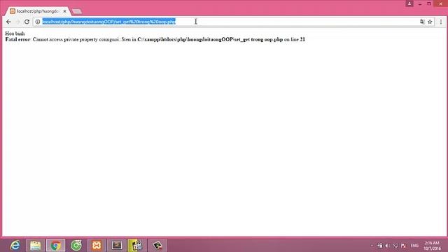 Bài 4 Cách truy xuât đến thuộc tính ở chế độ protected; private смотреть онлайн