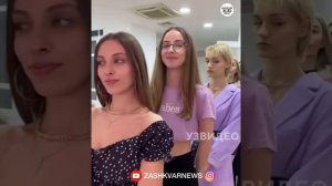 Толпа девушек на кастинг к Вудману в Москве