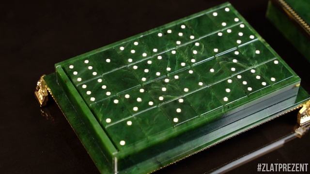 Инкрустированные домино из нефрита «Версаче» | Jade Dominoes Inlaid with Cubic Zirconia смотреть онлайн