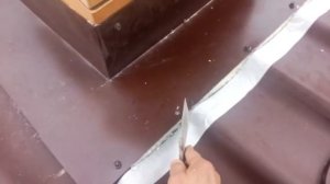 Изоляция трубы на крыше