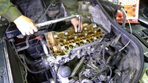 Мерседес, двигатель 111.945. Замена цепи, прокладки ГБЦ. День 5