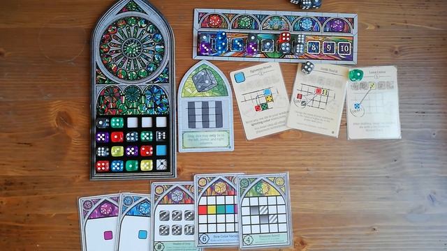 Настольная игра Саграда: Слава (соло-игра). Sagrada: Glory. Solo playthrough. смотреть онлайн