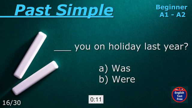 #quiz #past #simple #tense Past Simple_Was/Were (30)_ Active, Negative, Questions & Answers #englis смотреть онлайн