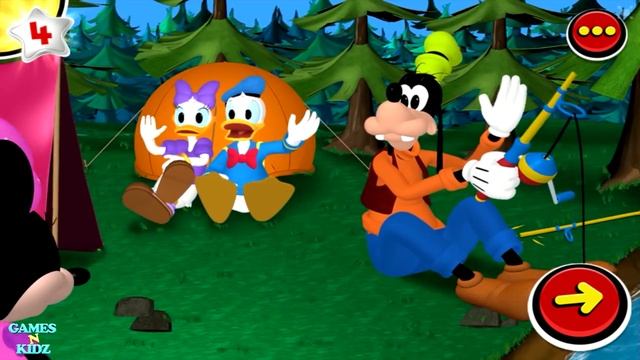 Mickey Mouse Clubhouse: Mickey & Minnie Camping - All Outfits - Disney Junior Game For Kids