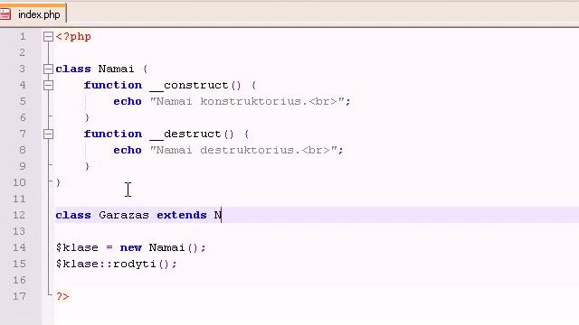 PHP pamokos 65 Destruktoriai ir parent objektas смотреть онлайн