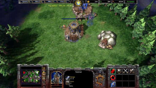 Warcraft 3 - Fast Footies Rifles push with BM смотреть онлайн