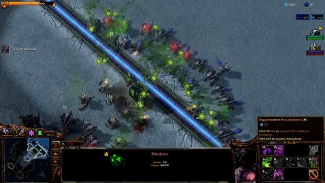 StarCraft II Direct Strike #72 — commanders 3v3 Stukov смотреть онлайн