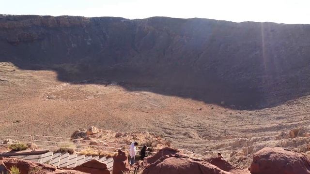 Кратер в Аризоне Meteor Crater Arizona