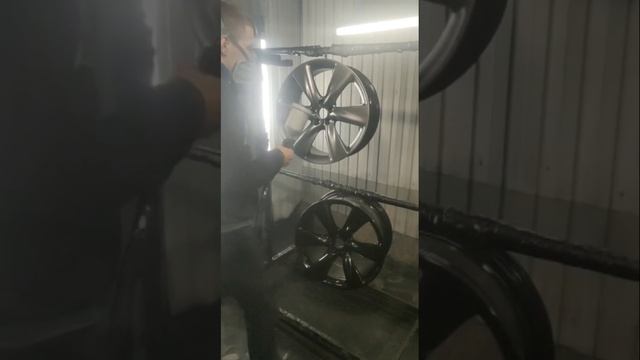 Диски авто Infiniti порошковая покраска покрытие полимером пескоструй восстановление +380503203266 смотреть онлайн
