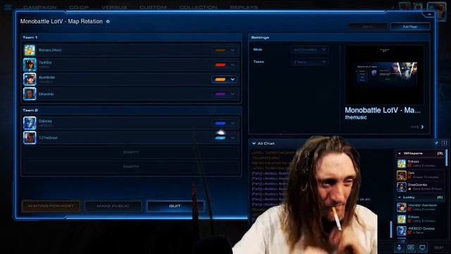 Starcraft 2 - MonoBattle with Bidness ... Weird Comps смотреть онлайн