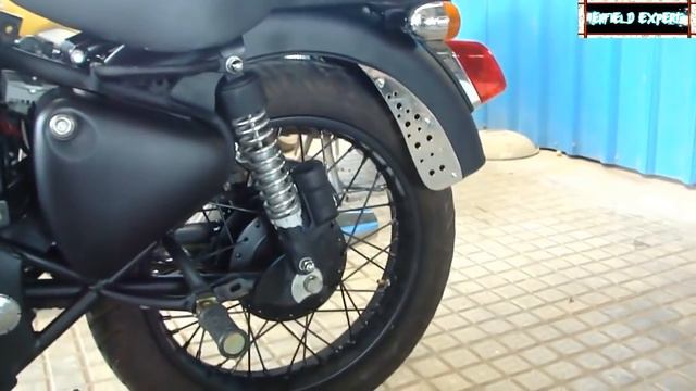 Orange Color Modified Royal Enfield Bullet 350CC In India || 2018 Custom Royal Enfield Bullet