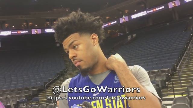 QUINN COOK interview from 2018 NBA Finals Media Day at Oracle Arena смотреть онлайн