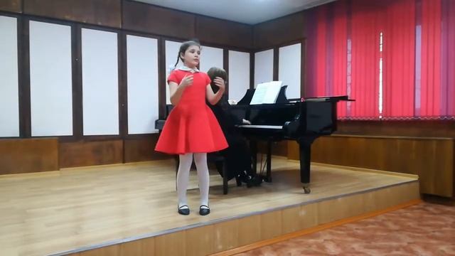 Агапитова Надежда  - муз. А.  Аренского «Расскажи мотылек» сл.  А. Майкова