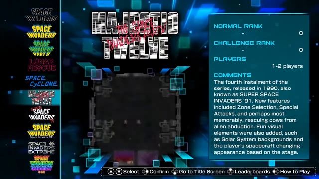 Space Invaders Invincible Collection Game List LPOS смотреть онлайн