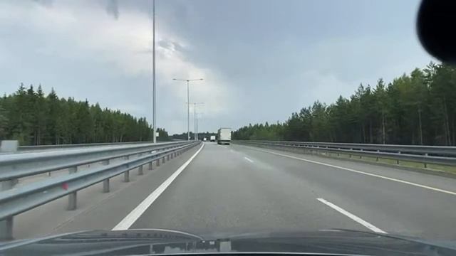 Едем по трассе М11 «Нева» от ЦКАД до Санкт-Петербурга смотреть онлайн