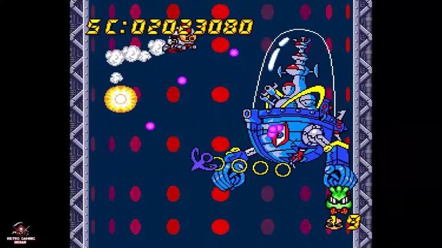 Air Zonk (Turbografx 16 / PC Engine) Boss Fights in 1080p / 60fps смотреть онлайн