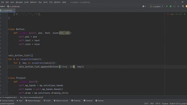 Виртуальный калькулятор с распознаванием рук. Компьютерное зрение OpenCV на Python смотреть онлайн