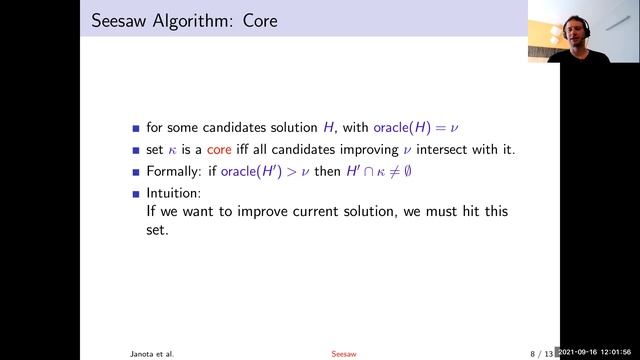 Seesaw algorithm смотреть онлайн