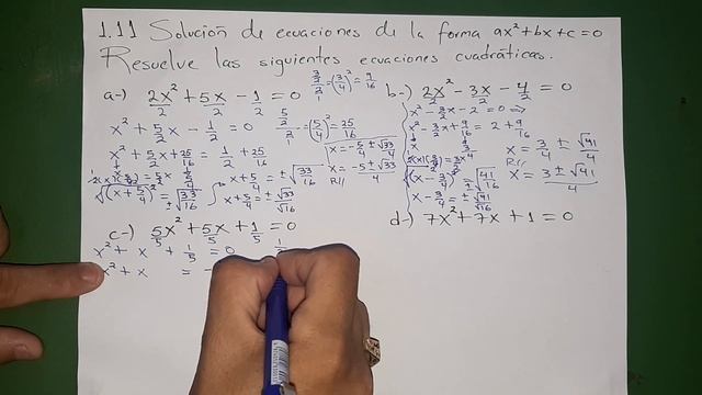 1.11 Solución de ecuaciones de la forma ax^2 + bx + c = 0 смотреть онлайн