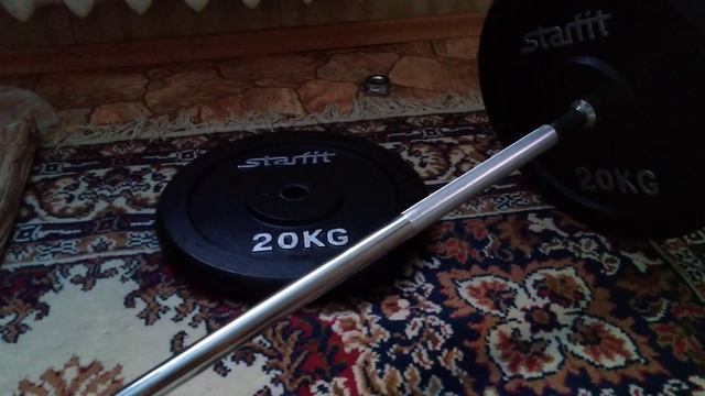 ОНЛАЙН ТРЕЙД.РУ - Диск чугунный STARFIT BB-204 20 кг, D=26 мм, черный