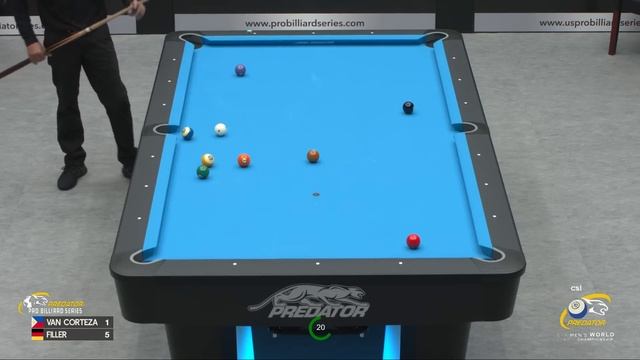 Last 16 ▸ Joshua FILLER vs Lee VAN CORTEZA ▸ 2023 Predator World 10-Ball Championship смотреть онлайн